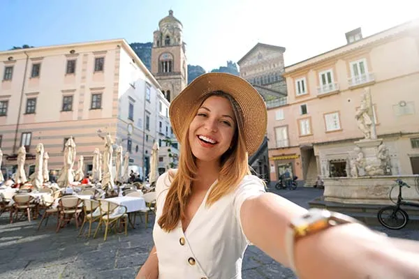 girl in italy